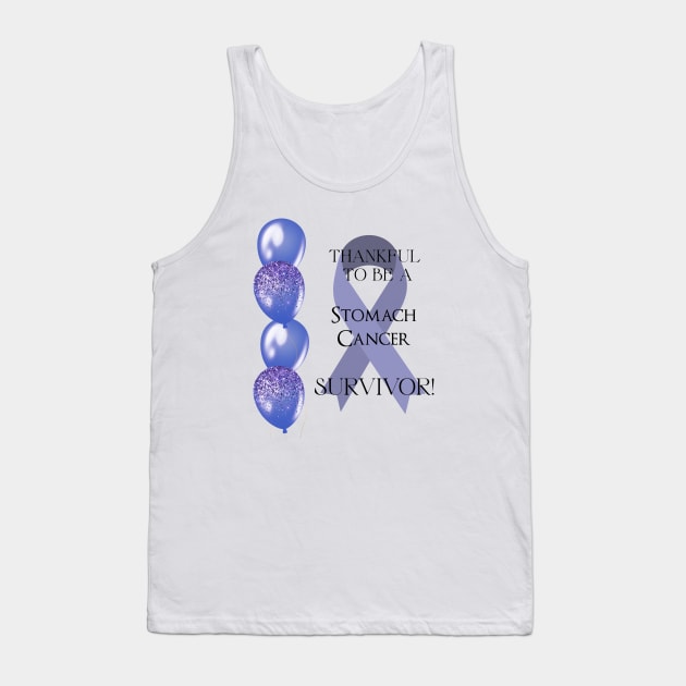 Stomach Cancer Survivor Support Tank Top by allthumbs